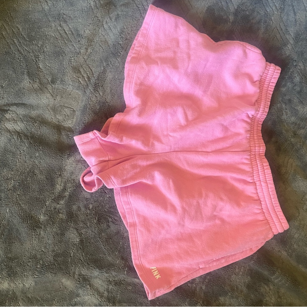 PINK Victoria's Secret Bright Pink Athletic Shorts